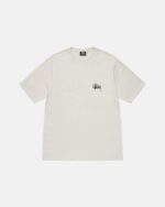 STÜSSY - BASIC STÜSSY TEE PIGMENT DYED WHITE