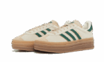 Adidas Gazelle Bold Magic Beige Collegiate Green