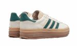 Adidas Gazelle Bold Magic Beige Collegiate Green