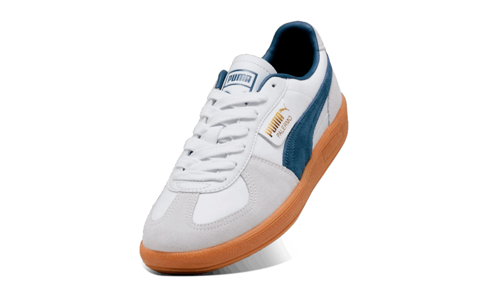 Puma Palermo Lth White Dark Indigo
